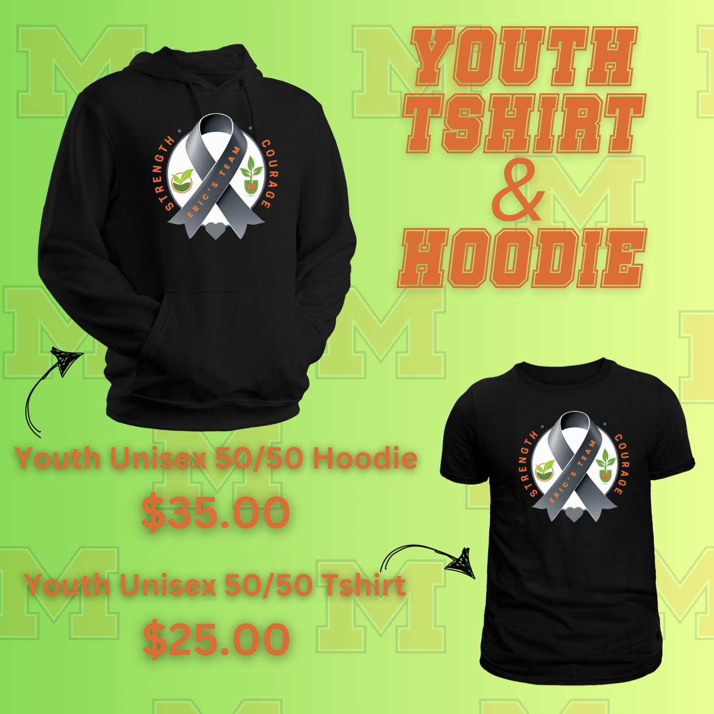 Eric’s Team Hoodie - Youth