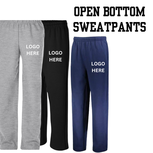 Open Bottom Sweatpants