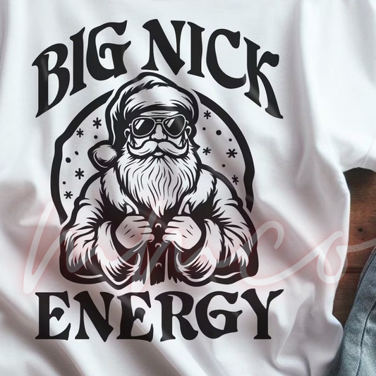 Big Nick Energy, Christmas Sweatshirt