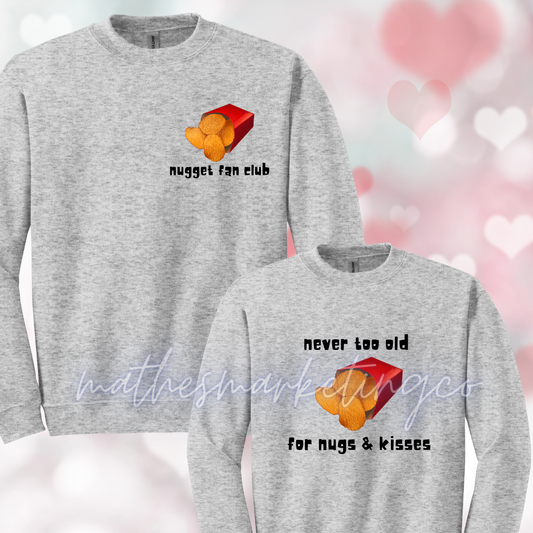 Nugs And Kisses, Valentines Day Custom MMCo. Matching Set