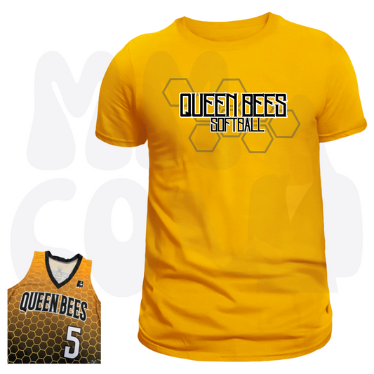 Adult Shirt - Queen Bees Softball